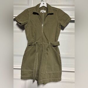 Reformation Short Sleeve Jumpsuit